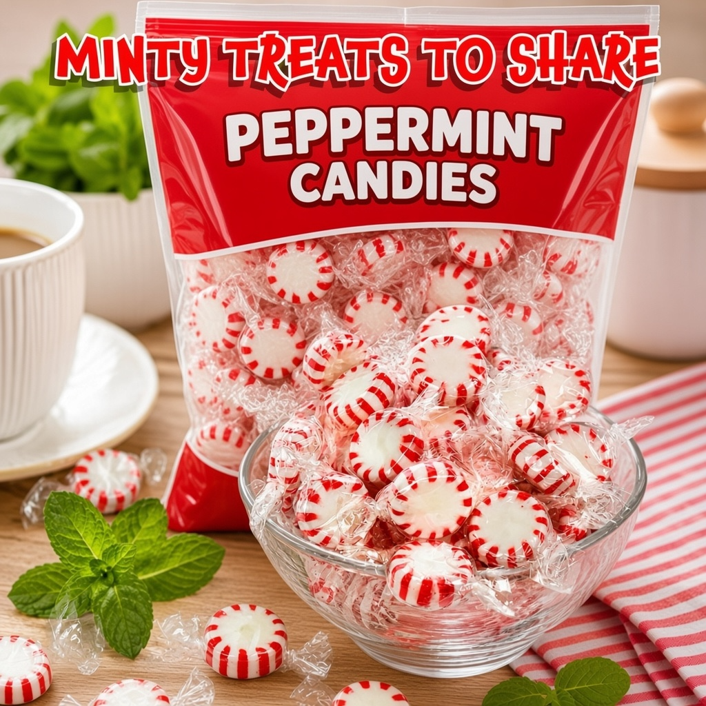 Starlight Peppermint Bulk Candy 1lb, 5lb, 10lb