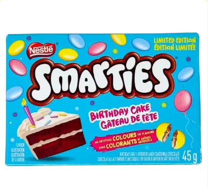 Smarties Birthday Cake 45g Pack